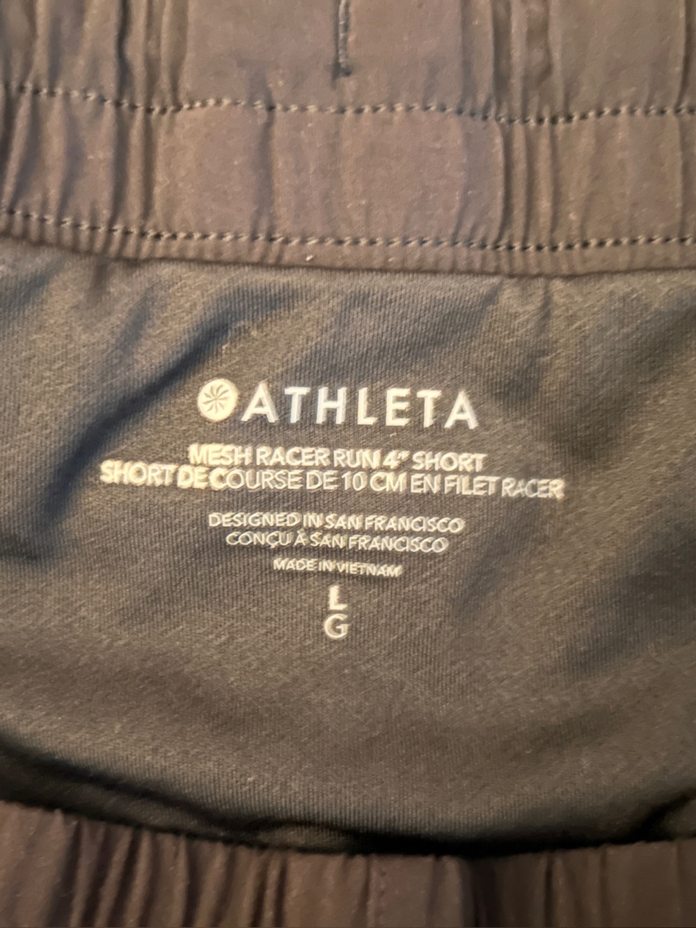 Athleta Mesh Racer Run Short 4” - Picture 4 of 5